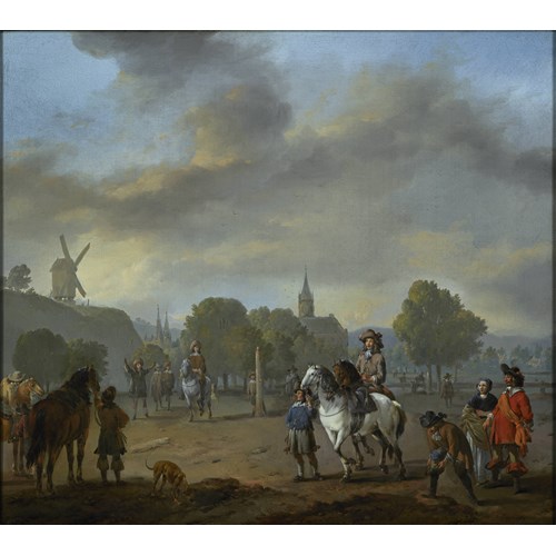 Riding Lessons on a Town Square